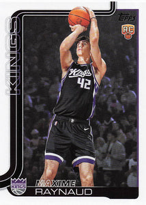 2025-26 Topps Basketball Maxime Raynaud #243 Rookie