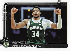 2025-26 Topps Basketball Companion Cards Giannis Antetokounmpo #CC-5