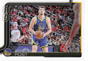 2025-26 Topps Basketball Quinten Post #139