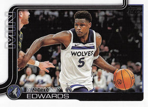 2025-26 Topps Basketball Anthony Edwards #108