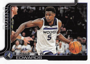 2025-26 Topps Basketball Anthony Edwards #108