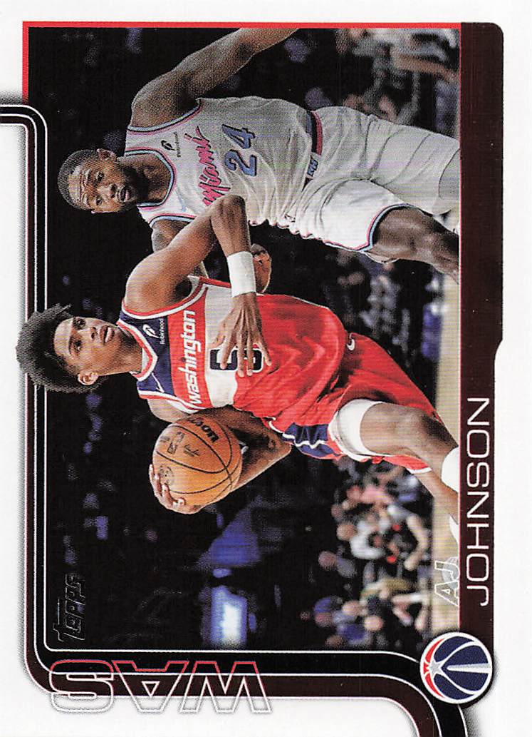 2025-26 Topps Basketball AJ Johnson #99