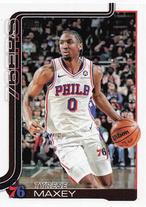 2025-26 Topps Basketball Tyrese Maxey #21