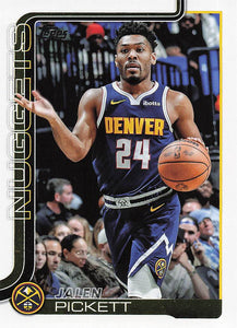 2025-26 Topps Basketball Jalen Pickett #107