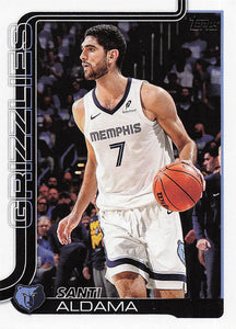 2025-26 Topps Basketball Santi Aldama #187
