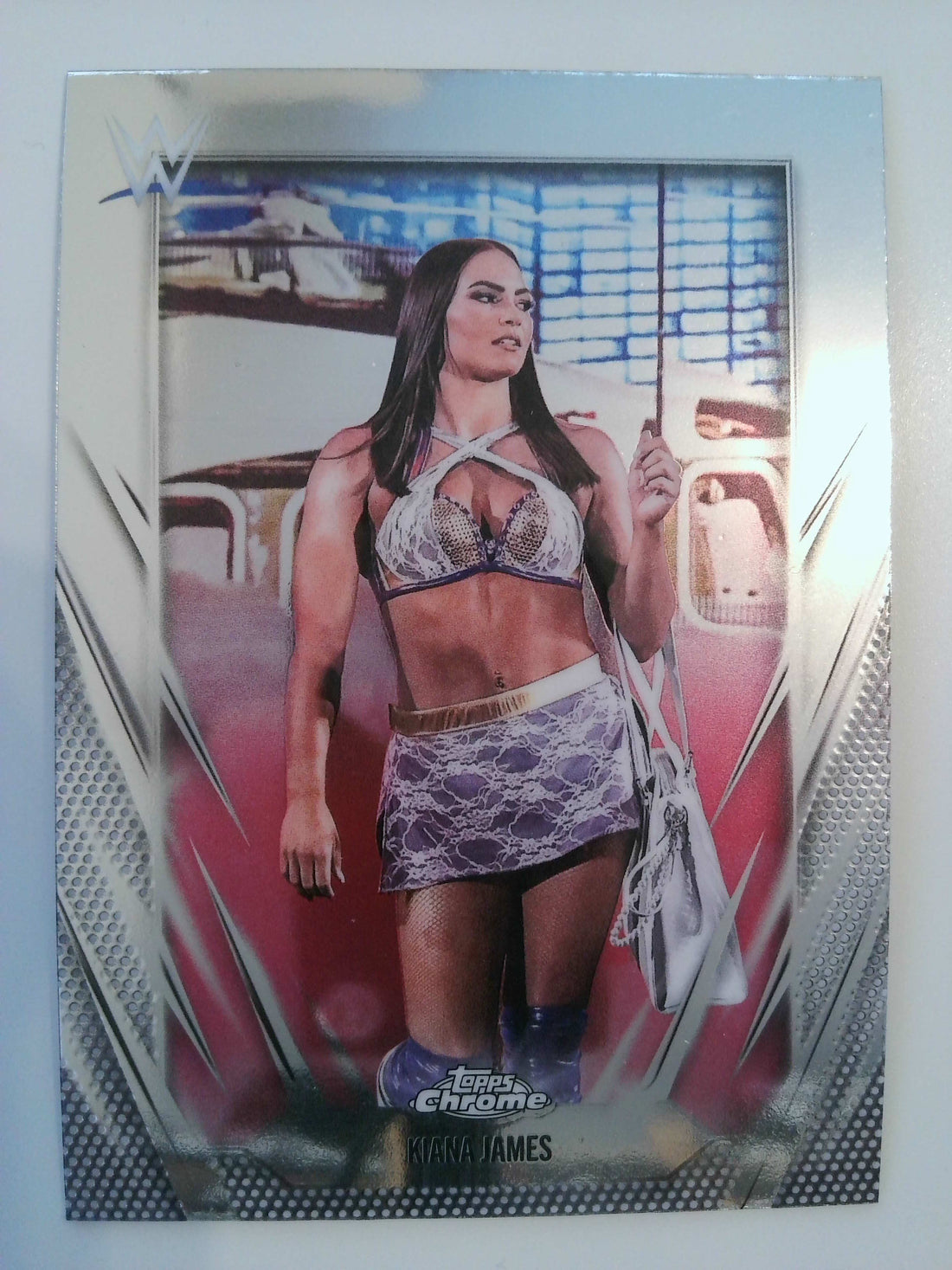 2026 Topps Chrome WWE Wrestling Kiana James #82