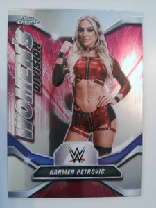 2026 Topps Chrome WWE Wrestling Women's Division Karmen Petrovic #WDV-30