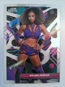 2026 Topps Chrome Cosmic WWE Wrestling Kelani Jordan #123