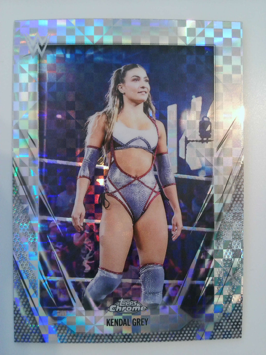 2026 Topps Chrome WWE Wrestling X-Fractor Kendal Grey #148