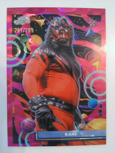 2026 Topps Chrome Cosmic WWE Wrestling Magenta Cosmos Refractor 281/299 Kane #73