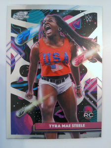 2026 Topps Chrome Cosmic WWE Wrestling Tyra Mae Steele #172 Rookie