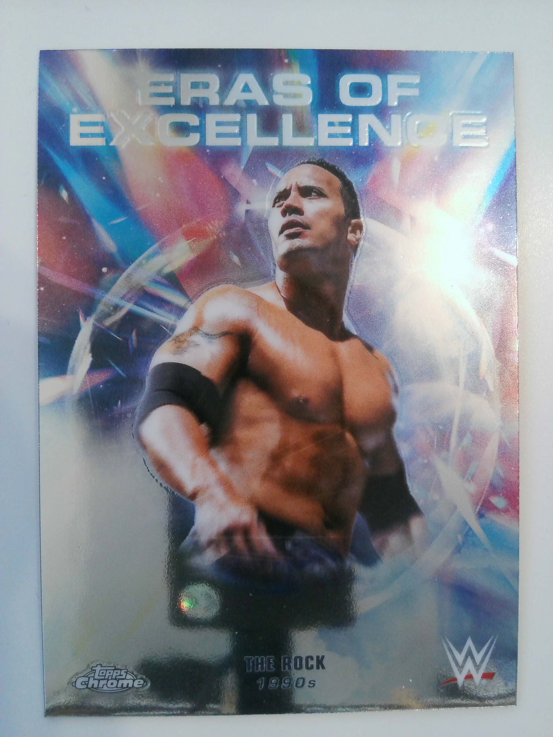 2026 Topps Chrome WWE Wrestling Eras of Excellence The Rock #ERA-12