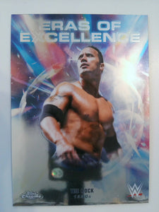 2026 Topps Chrome WWE Wrestling Eras of Excellence The Rock #ERA-12