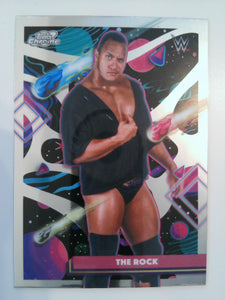 2026 Topps Chrome Cosmic WWE Wrestling The Rock #87