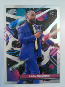 2026 Topps Chrome Cosmic WWE Wrestling Luca Crusifino #116