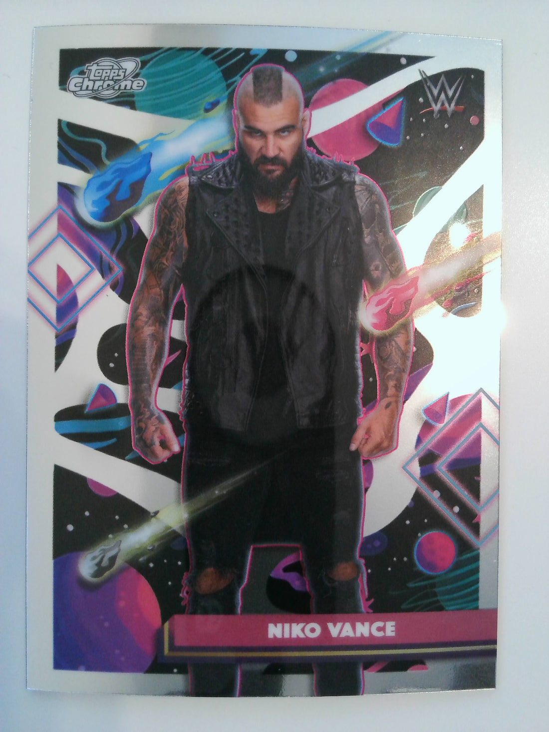2026 Topps Chrome Cosmic WWE Wrestling Niko Vance #174