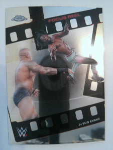 2026 Topps Chrome WWE Wrestling Focus Reel Je'Von Evans #FR-9