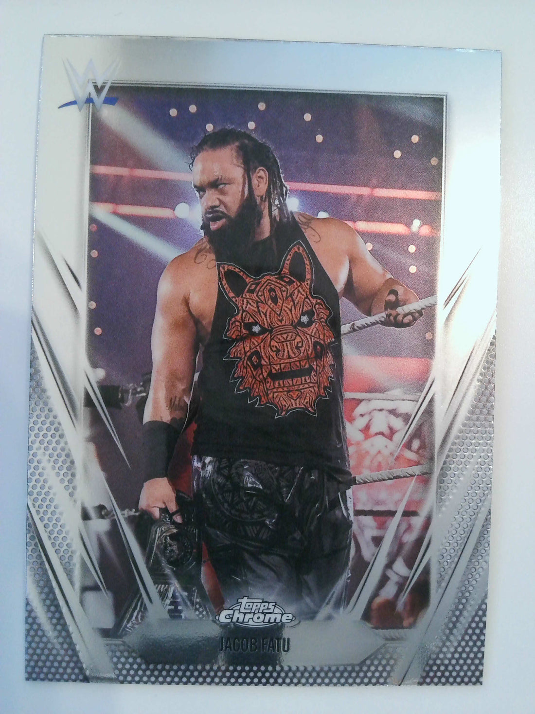 2026 Topps Chrome WWE Wrestling Jacob Fatu #55