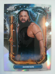 2026 Topps Chrome Cosmic WWE Wrestling Extraterrestrial Talent Jacob Fatu #ET-24