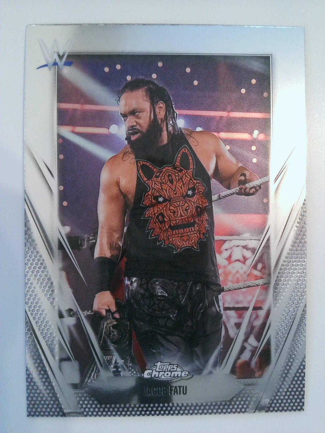 2026 Topps Chrome WWE Wrestling Jacob Fatu #55