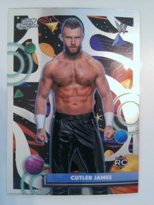2026 Topps Chrome Cosmic WWE Wrestling Cutler James #96 Rookie