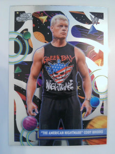 2026 Topps Chrome Cosmic WWE Wrestling "The American Nightmare" Cody Rhodes #1