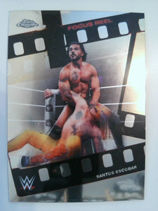 2026 Topps Chrome WWE Wrestling Focus Reel Santos Escobar #FR-31