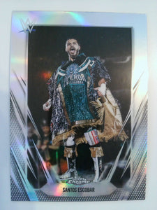 2026 Topps Chrome WWE Wrestling Refractor Santos Escobar #164