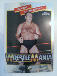 2026 Topps Chrome WWE Wrestling WrestleMania Recall Bruno Sammartino #WMR-9