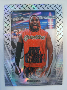 2026 Topps Chrome WWE Wrestling Diamond Plate Refractor Angelo Dawkins #108