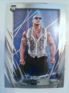 2026 Topps Chrome WWE Wrestling The Rock #1