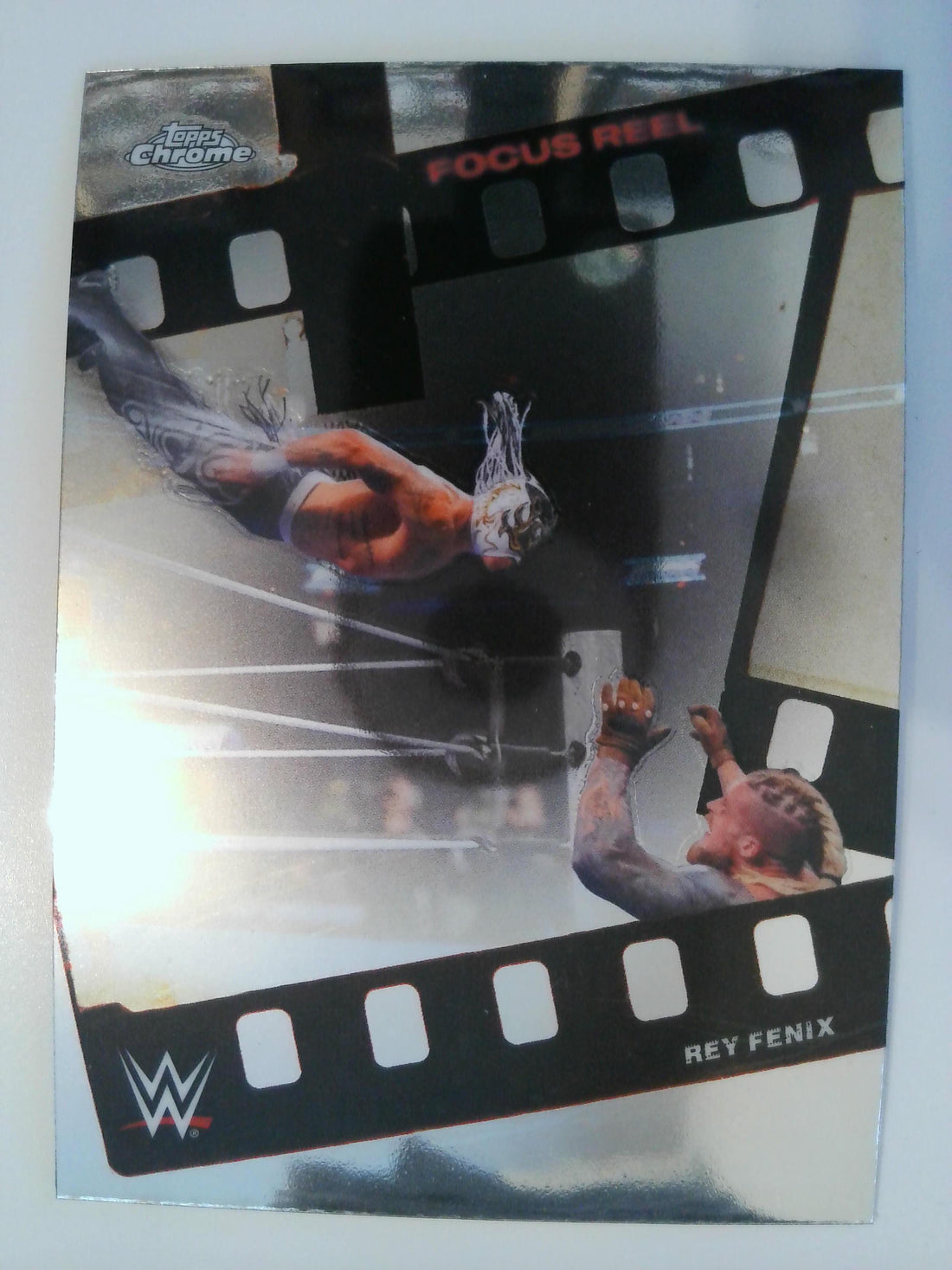 2026 Topps Chrome WWE Wrestling Focus Reel Rey Fenix #FR-8