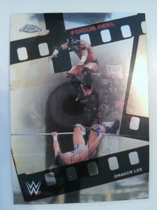 2026 Topps Chrome WWE Wrestling Focus Reel Dragon Lee #FR-36