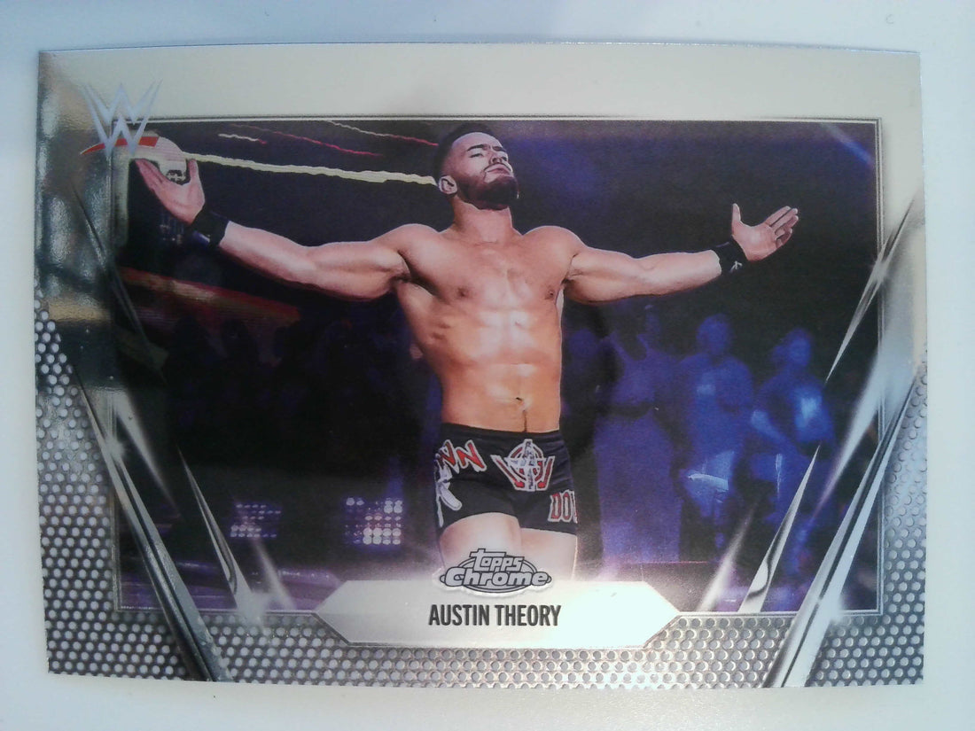 2026 Topps Chrome WWE Wrestling Austin Theory #77
