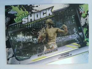 2026 Topps Chrome WWE Wrestling Viral Shock Kofi Kingston #VIR-12
