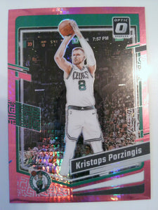 2023-24 Donruss Optic Basketball Hyper Pink Kristaps Porzingis #120