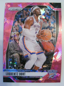 2024-25 Panini Prizm Basketball Prizms Pink Ice Luguentz Dort #119
