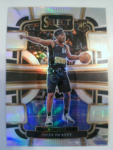 2023-24 Panini Select Basketball Silver Prizms Jalen Pickett #68 Rookie