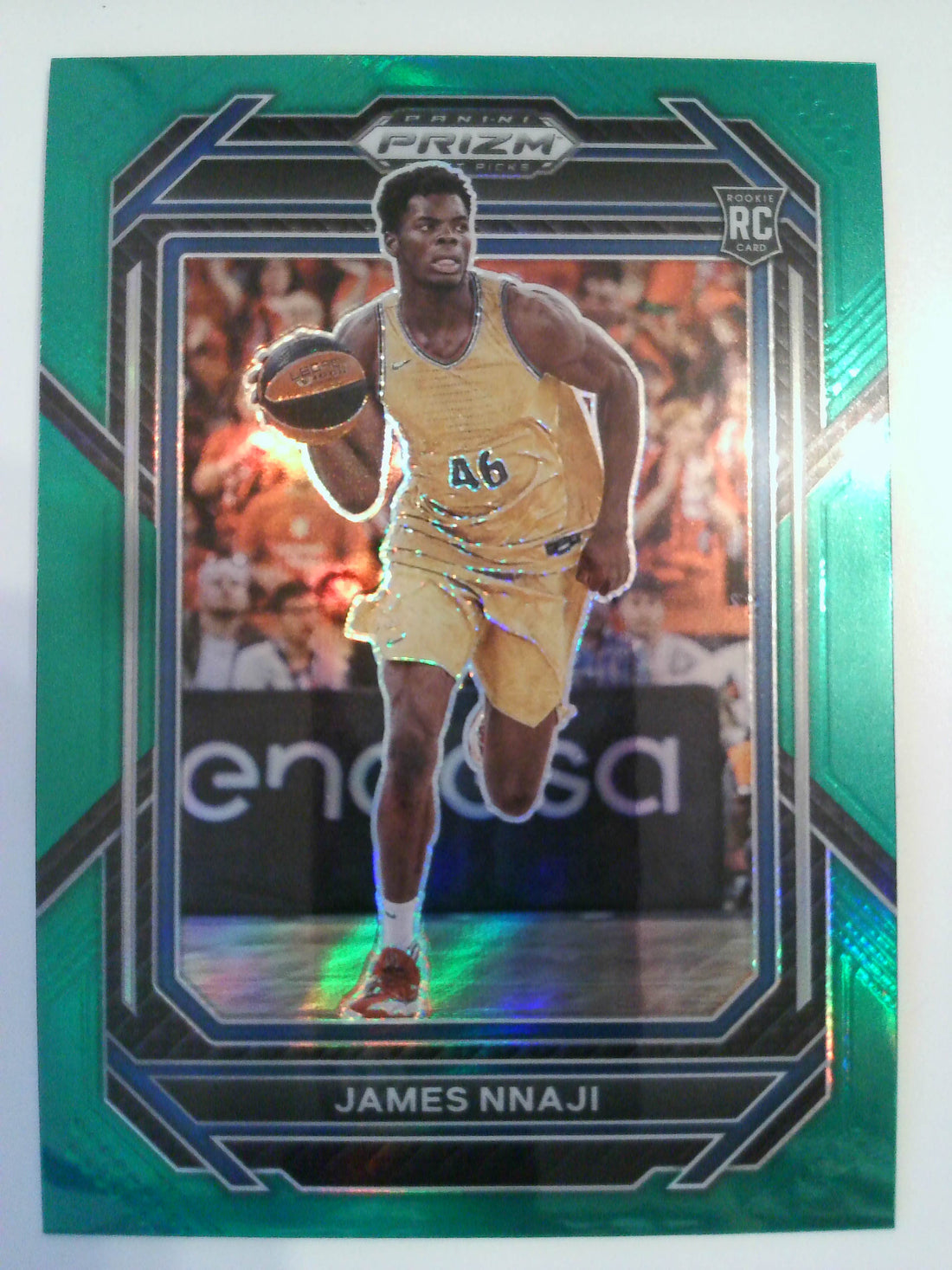 2023 Panini Prizm Draft Picks Basketball Green James Nnaji #3