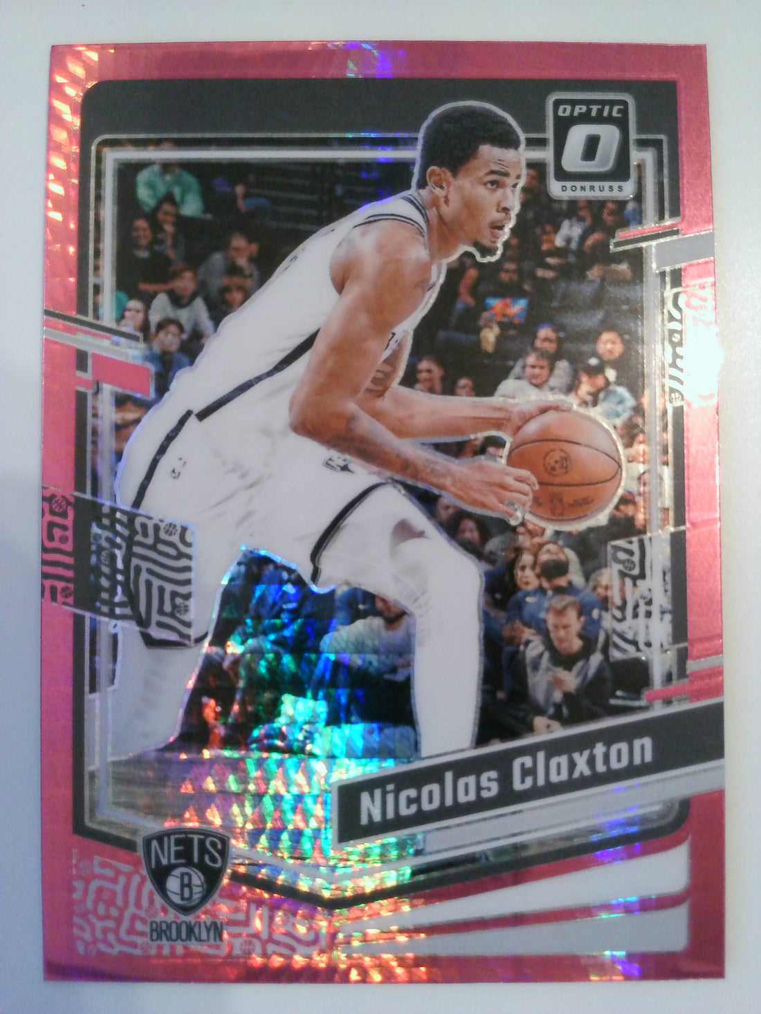 2023-24 Donruss Optic Basketball Hyper Pink Nicolas Claxton #148