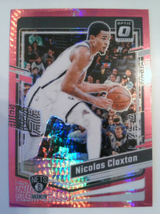2023-24 Donruss Optic Basketball Hyper Pink Nicolas Claxton #148