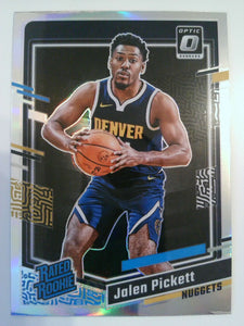 2023-24 Donruss Optic Basketball Holo Jalen Pickett #215 Rookie