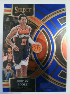 2023-24 Panini Select Basketball Blue (Retail Base) Jordan Poole #183