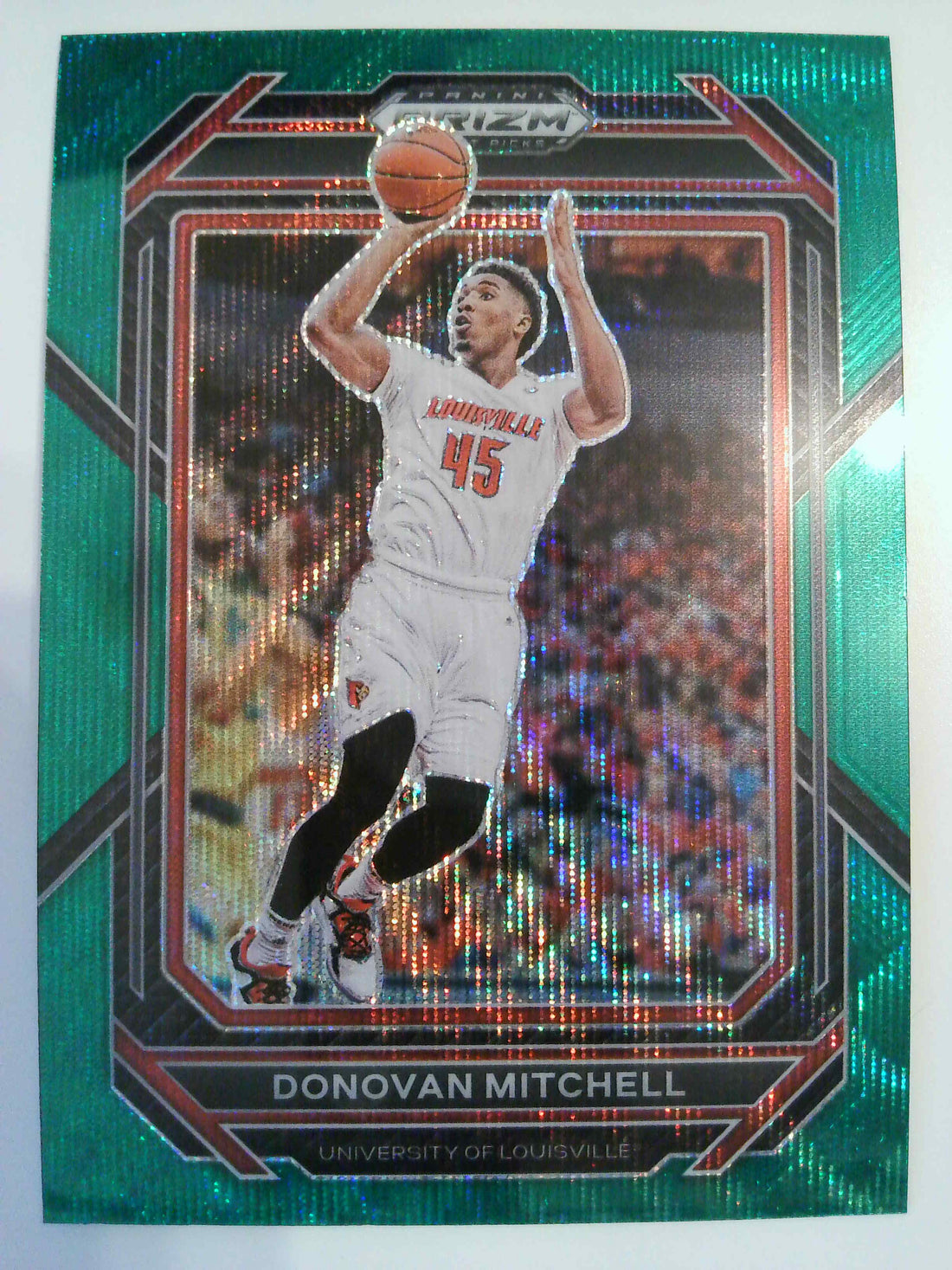 2023 Panini Prizm Draft Picks Basketball Green Wave Donovan Mitchell #66