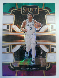 2023-24 Panini Select Basketball Tri-Color Prizms Keldon Johnson #61