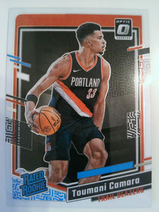 2023-24 Donruss Optic Basketball Toumani Camara #204 Rookie