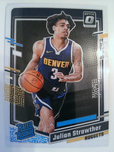 2023-24 Donruss Optic Basketball Julian Strawther #247 Rookie
