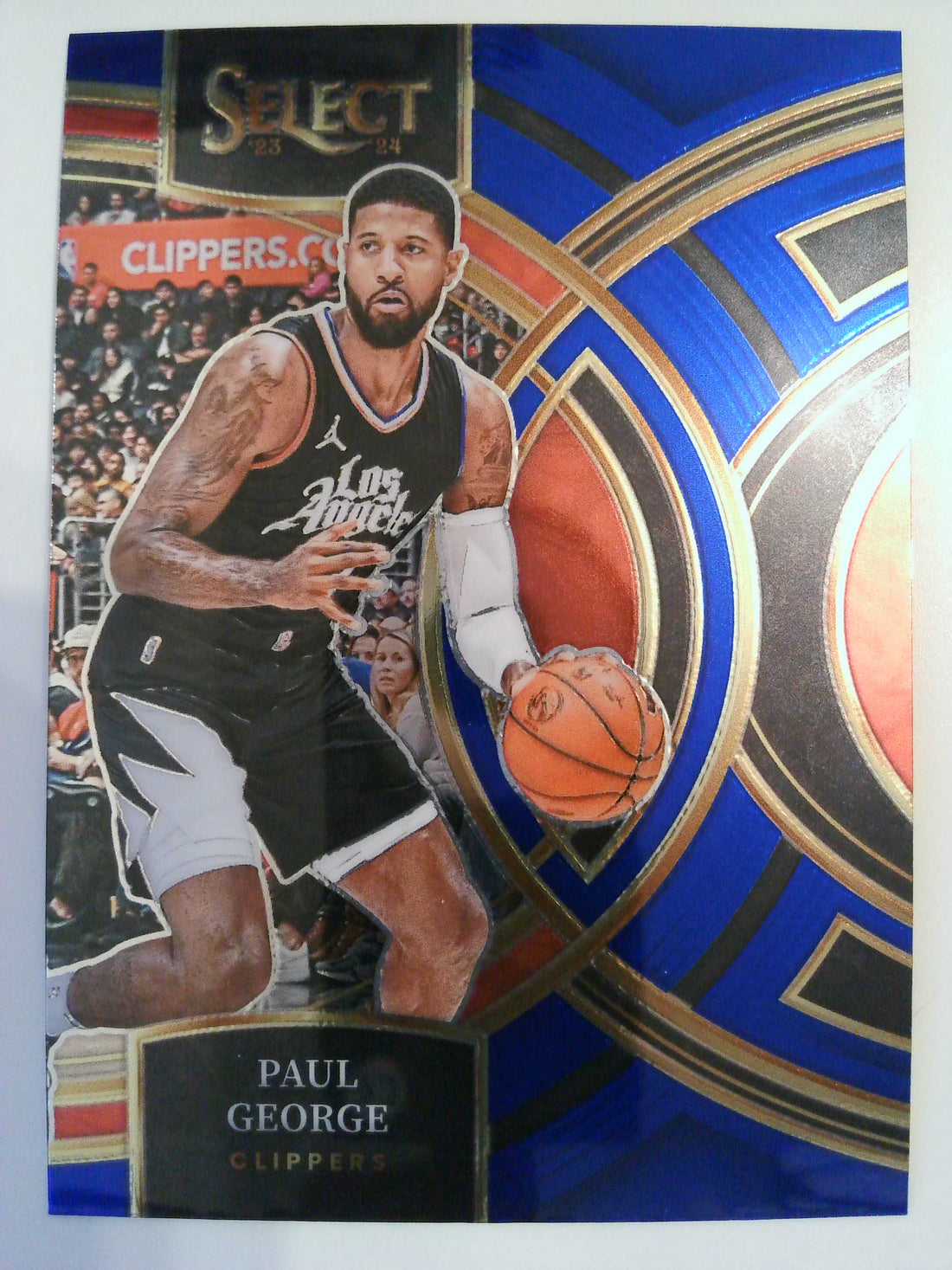 2023-24 Panini Select Basketball Blue (Retail Base) Paul George #187