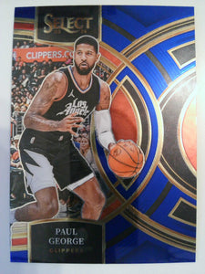 2023-24 Panini Select Basketball Blue (Retail Base) Paul George #187