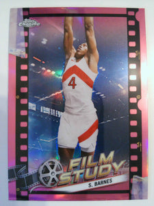 2023-24 Topps Chrome Basketball Film Study Refractor Pink Scottie Barnes #FS-22